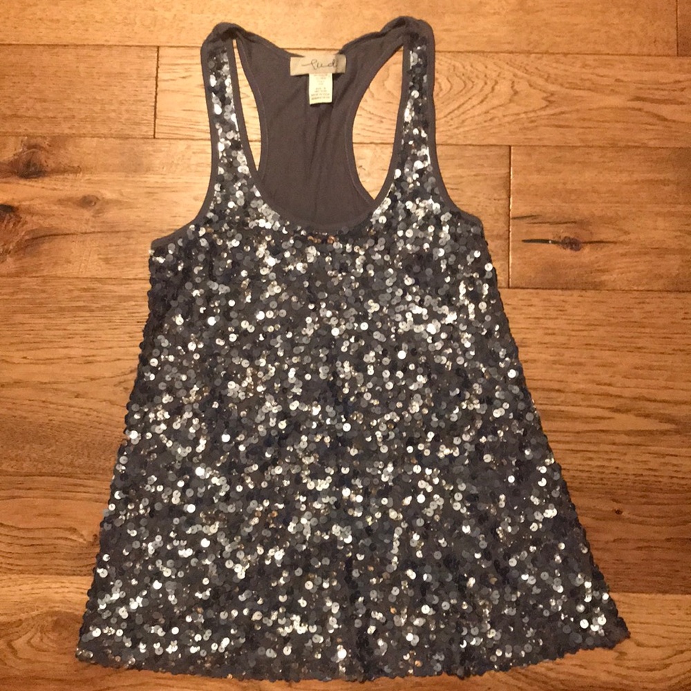 Sequined Tank Top